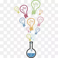 实验室烧瓶化学理念标志科学-空若网 实验室烧瓶化学理念标志科学-空若网