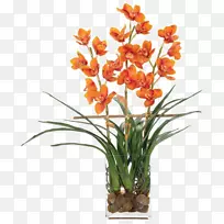 花卉设计师-橙色插花-空若网 花卉设计师-橙色插花-空若网