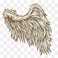 翅膀羽毛剪贴画.单侧羽毛翅膀-空若网 翅膀羽毛剪贴画.单侧羽毛翅膀-空若网