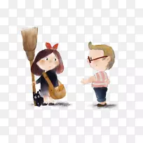 儿童父母插图-儿童插画-空若网 儿童父母插图-儿童插画-空若网