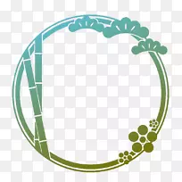 动画剪贴画-竹边框-空若网 动画剪贴画-竹边框-空若网