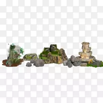 饮水机动物岩石花园-空若网 饮水机动物岩石花园-空若网