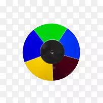 彩色车轮黄色色温蓝色轮-空若网 彩色车轮黄色色温蓝色轮-空若网