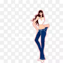 下载adobe插画手绘图案时尚女性-空若网 下载adobe插画手绘图案时尚女性-空若网