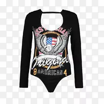 袖子t恤,紧身衣,上衣,t恤衫-空若网 袖子t恤,紧身衣,上衣,t恤衫-空若网