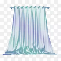 窗帘蓝色剪贴画-空若网 窗帘蓝色剪贴画-空若网