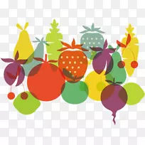 水彩画奥格里斯柠檬草莓水果橙色海报png元素-空若网 水彩画奥格里斯柠檬草莓水果橙色海报png元素-空若网