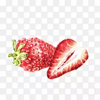 草莓果食-草莓切成一半图片材料-空若网 草莓果食-草莓切成一半图片材料-空若网