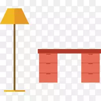角面积图案台灯及柜-空若网 角面积图案台灯及柜-空若网
