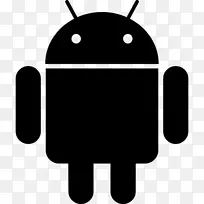 黑色飞机android电脑图标品牌标志-android-空若网 黑色飞机android电脑图标品牌标志-android-空若网