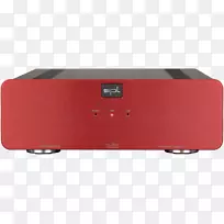 声频功率放大器立体声扬声器.红方圆-空若网 声频功率放大器立体声扬声器.红方圆-空若网