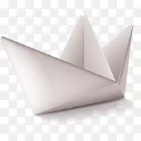 三角手绘纸船-空若网 三角手绘纸船-空若网