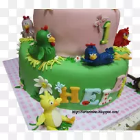 烤生日蛋糕装饰鸡肉蛋糕(蛋糕)-空若网 烤生日蛋糕装饰鸡肉蛋糕(蛋糕)-空若网