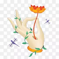 剪贴画模特儿捧花-空若网 剪贴画模特儿捧花-空若网