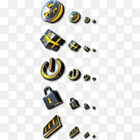 金属创意化学元素图标金属材料计算机-空若网 金属创意化学元素图标金属材料计算机-空若网