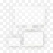 白色方格图案手绘白色电脑-空若网 白色方格图案手绘白色电脑-空若网