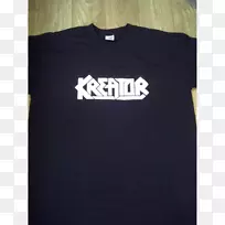 长袖t恤kreator徽标t恤-空若网 长袖t恤kreator徽标t恤-空若网