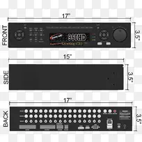 电子无线电接收机声放大器尺寸-空若网 电子无线电接收机声放大器尺寸-空若网