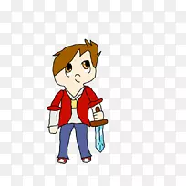 智人男孩吉祥物夹艺术生日猫-空若网 智人男孩吉祥物夹艺术生日猫-空若网