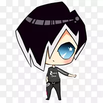 头饰剪贴画.水彩山羊-空若网 头饰剪贴画.水彩山羊-空若网