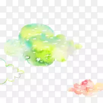 创意水彩画云彩水彩画-空若网 创意水彩画云彩水彩画-空若网