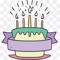 手绘奶油蛋糕-空若网 手绘奶油蛋糕-空若网