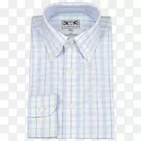 连衣裙衬衫浅蓝白色绿色纽扣向下。-空若网 连衣裙衬衫浅蓝白色绿色纽扣向下。-空若网