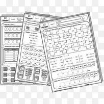 数学课程1 re année绘图着色书曼达拉-数学-空若网 数学课程1 re année绘图着色书曼达拉-数学-空若网