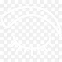 白色圆圈-眉毛图标-空若网 白色圆圈-眉毛图标-空若网