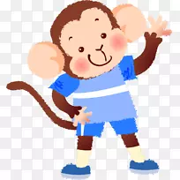 猿猴手绘猴子-空若网 猿猴手绘猴子-空若网