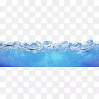 蓝色的冰浮在水框的纹理上-空若网 蓝色的冰浮在水框的纹理上-空若网