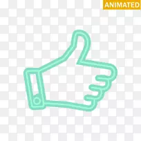 线角字体-绿色拇指向上图标-空若网 线角字体-绿色拇指向上图标-空若网