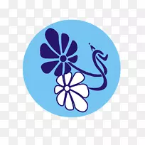 钴蓝色标志字体-Mehandi-空若网 钴蓝色标志字体-Mehandi-空若网