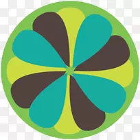 暗色绿色对称图案-叶-空若网 暗色绿色对称图案-叶-空若网