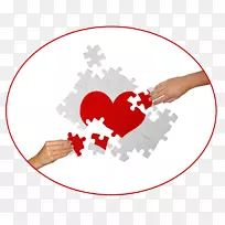 人类行为智人手指夹艺术-心脏拼图-空若网 人类行为智人手指夹艺术-心脏拼图-空若网