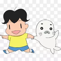 少年アシベ动画剪贴画-果酱-空若网 少年アシベ动画剪贴画-果酱-空若网