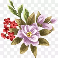 花型紫罗兰紫手绘花-空若网 花型紫罗兰紫手绘花-空若网