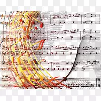 音符杖.金色曲线音符和音轴材料-空若网 音符杖.金色曲线音符和音轴材料-空若网