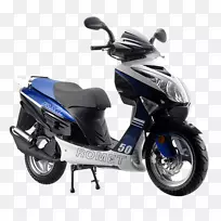 摩托车轮式摩托车Romet RXL 50四冲程发动机-滑板车-空若网 摩托车轮式摩托车Romet RXL 50四冲程发动机-滑板车-空若网