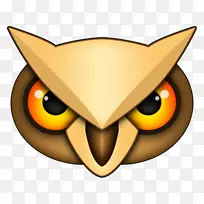 猫头鹰笑嘴鼻子猫头鹰标志-空若网 猫头鹰笑嘴鼻子猫头鹰标志-空若网