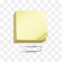 材料黄色-笔记回形针-空若网 材料黄色-笔记回形针-空若网