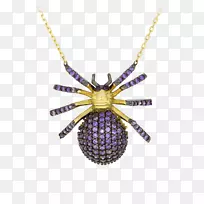 魅力和挂件紫水晶紫色珠宝昆虫-空若网 魅力和挂件紫水晶紫色珠宝昆虫-空若网
