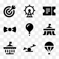 电脑图标爱好-马戏团字体-空若网 电脑图标爱好-马戏团字体-空若网