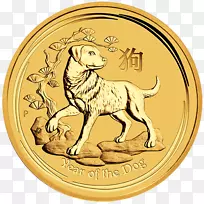 珀斯薄荷犬金币月球系列-狗-空若网 珀斯薄荷犬金币月球系列-狗-空若网