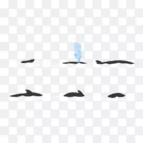 羽毛天空plc字体-鲸鱼图案-空若网 羽毛天空plc字体-鲸鱼图案-空若网