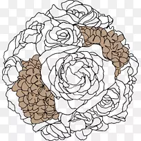 花卉设计线艺术图案设计-空若网 花卉设计线艺术图案设计-空若网