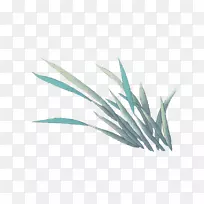 宫壁水彩画.手绘草-空若网 宫壁水彩画.手绘草-空若网