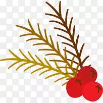 樱桃叶剪贴画手绘红樱桃叶-空若网 樱桃叶剪贴画手绘红樱桃叶-空若网