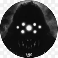 白色黑色m-Cthulhu符号-空若网 白色黑色m-Cthulhu符号-空若网