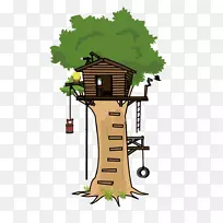 树屋剪贴画.树屋-空若网 树屋剪贴画.树屋-空若网